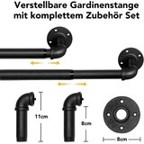 GEEBOBO raztegljiva industrijska karnisa 76–228 cm | Shoptok.si