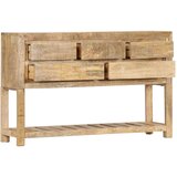  Komoda 120x30x75 cm trden mangov les | Shoptok.si
