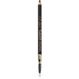 L.A. Girl Cosmetics Featherlite dolgoobstojni svinčnik za obrvi s krtačko odtenek Soft Black 1.1 g Cene