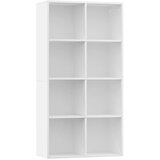 Maison Chic Knjižna omara - Knjižni regal bela 66x30x130 cm iverna plošča, (21725666) Cene
