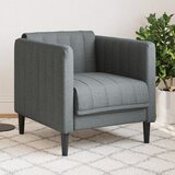vidaXL Naslanjač iz temno sivega blaga | Shoptok.si