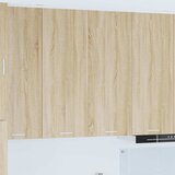 VidaXL viseći ormarić s policom riga sonoma hrast 80 x 31 x 100 cm VidaXL viseći ormarić s policom riga sonoma hrast 80 x 31 x 100 cm Slike