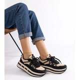 Gemre Black-beige women's sneakers Renetta | Shoptok.si