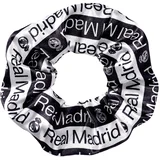 Real Madrid Black and White Logo Hair Scrunchie gumica za lase