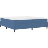 Box Spring Postelja Modra 200x200 cm Iz žametne tkanine, (22052299) | Shoptok.si