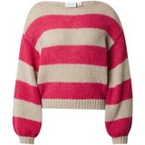 Vila Pulover 'CHOCA' bež / temno roza | Shoptok.si