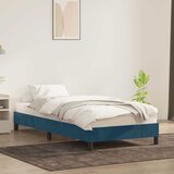  Okvir kreveta bez madraca tamnoplavi 100x220 cm baršun | shoptok.hr