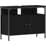  Ormar za Lavabo - Umivaonik Crna Hrast 80x30x60 cm Upravna drvena ploča | shoptok.hr