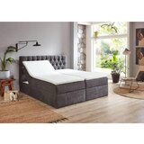 MID.YOU POSTELJA Z VZMETNICO 180 cm x 200 cm , tekstil siva | Shoptok.si