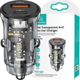 Usams OMREŽNI POLNILEC 1XUSB 1XUSB-C 30W HITRO POLNJENJE ZA TELEFONE ČRN, (22007308) | Shoptok.si