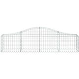  Lučne gabionske košare 14 kom 200x30x40/60 cm pocinčano željezo | shoptok.hr