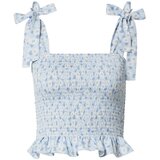 The Frolic Top dimno modra / svetlo modra / bela | Shoptok.si