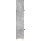  Set ormara 2 pcs Betonska siva Konstruirano drvo Slike