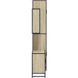  3-dijelni set kupaonskog namještaja boja hrasta sonome drveni | shoptok.hr