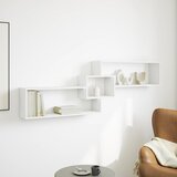  Zidni ormarić bijeli 158x18x53 cm od konstruiranog drva | shoptok.hr