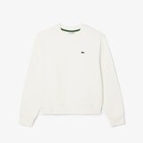 Lacoste Puloverji RELAXED FIT FLEECE CREW NECK Bela Cene