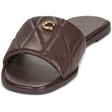Coach Natikači HOLLY QUILTED LEATHER SANDAL Kostanjeva | Shoptok.si