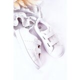 Boto Children's Sneakers With Velcro White-Silver Cute Girl | ePonuda.com