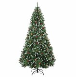  Umjetno božićno drvce sa šarkama 210 cm 300 LED lampica | shoptok.hr
