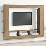 vidaXL TV omarica montažna na steni iz umetnega hrasta 152x22x113 cm, (22012245) | Shoptok.si