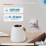 TACAHE brezžična LED stenska svetilka | Shoptok.si