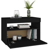 vidaXL noćni ormarić led visoki sjaj crni 2 kom 60 x 35 x 40 cm drveni | shoptok.hr