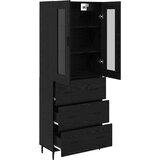  Highboard 2 kom. Crni hrast 69,5 x 34 x 180 cm | shoptok.hr