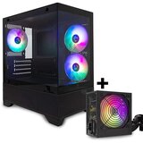 WHITESHARK Kućište GCC 2304 TORPEDO Black + 3 fan Comet + napajanje Captain-2 | ePonuda.com