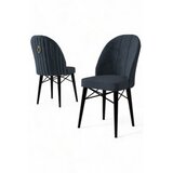Hanah home Ritim set stolica, 44x96x42 cm, 6 dijelova, antracit-crna | Eponuda.ba
