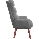  Fotelja Tamno siva 69 x 74 x 93 cm Baršun | shoptok.hr