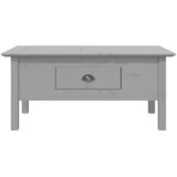  Stolić za kavu BODO sivi 100 x 55 x 46 cm od masivne borovine | Eponuda.com
