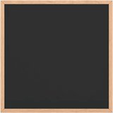 vidaXL Ploča za pisanje s crnim okvirom od punog borovine 40x40 cm | shoptok.hr