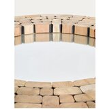Kave Home Zidno ogledalo s okvirom od masivnog drveta ø 80 cm Eliptic – | shoptok.hr