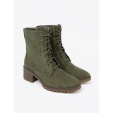  Women's green lace-up ankle boots | Shoptok.si
