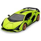  Licencirani auto na daljinsko upravljanje za sastavljanje 1:18 Lamborghini Sian - zeleni | shoptok.hr