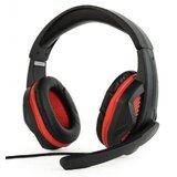 Gembird GHS-03 Gaming Matte Black/Red, slušalke z mikrofonom | Shoptok.si