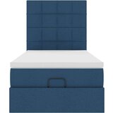 vidaXL Otomanski okvir kreveta s madraca plavi 100x200cm tkanine | shoptok.hr