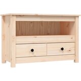 Maison Chic TV omarica - TV stojalo - Televizijska omarica 79x35x52 cm trdna borovina, (21699738) Cene