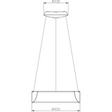 Planetitaly Deko-Light 342122 - LED prigušiva luster SCULPTORIS LED/27W/230V 3000K prečnik 45 cm | Eponuda.com