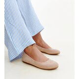 Gemre Beige Eco Suede Ballet Flats Jala | shoptok.hr