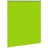 vidaXL Roleta Blackout listi zeleni 140x150 cm Širina tkanine 136,6 cm | Shoptok.si