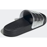 Adidas Nizki natikači 'ADILETTE' črna / srebrna | Shoptok.si