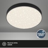 BRILONER 7074-415 - led plafonsko svetlo star sky LED/21W/230V prečnika 28 cm, crno | Eponuda.com