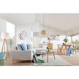 CARRYHOME KLUBSKA MIZA, prozorno, barve hrasta | Shoptok.si