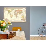  Slika - Cream World Map 120x80 | shoptok.hr