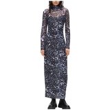 Karl Lagerfeld Dolge obleke KLJ LS MESH LIGHTS AOP DRE Vijolična | Shoptok.si