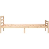  Posteljni okvir iz trdnega lesa 90x200 cm, (20647349) | Shoptok.si
