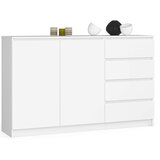 AKORD K013 Komoda, 1 Polica, Bela, (5000332246) Cene