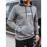 DStreet Bluza męska z nadrukiem antracytowa | shoptok.hr