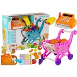 Mini market s blagajnom i priborom - narančasto/rozi | shoptok.hr